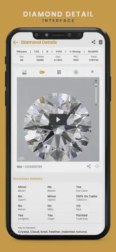 DDPL order and inquiry management screen for diamond trade operations