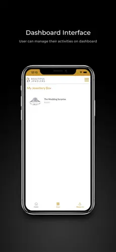 Rough diamond origin screen with mining location, certification, and journey start date