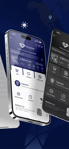 Order management and inquiry screen in SJWorld iOS app
